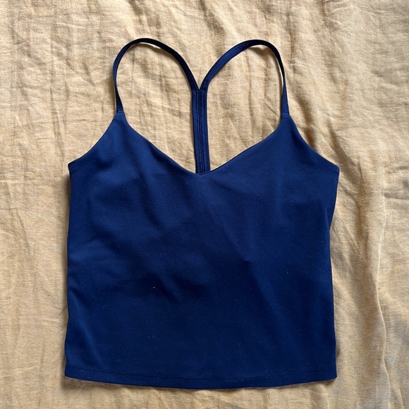 Girlfriend Collective Black workout Set M, biker short & built in bra cami - Picture 4 of 5